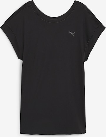 T-shirt fonctionnel PUMA en noir : devant