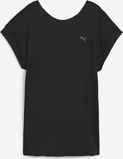 PUMA T-shirt fonctionnel en gris / noir, Vue avec produit