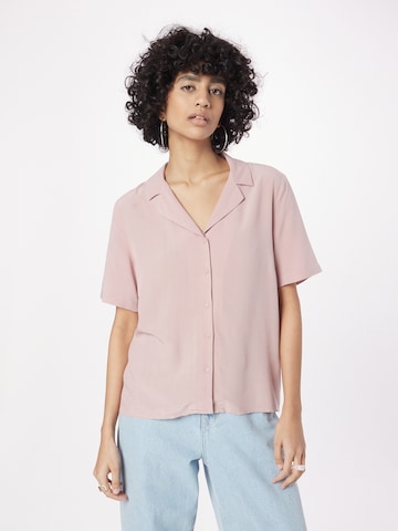 PIECES Blouse 'Olivia' in Pink: front