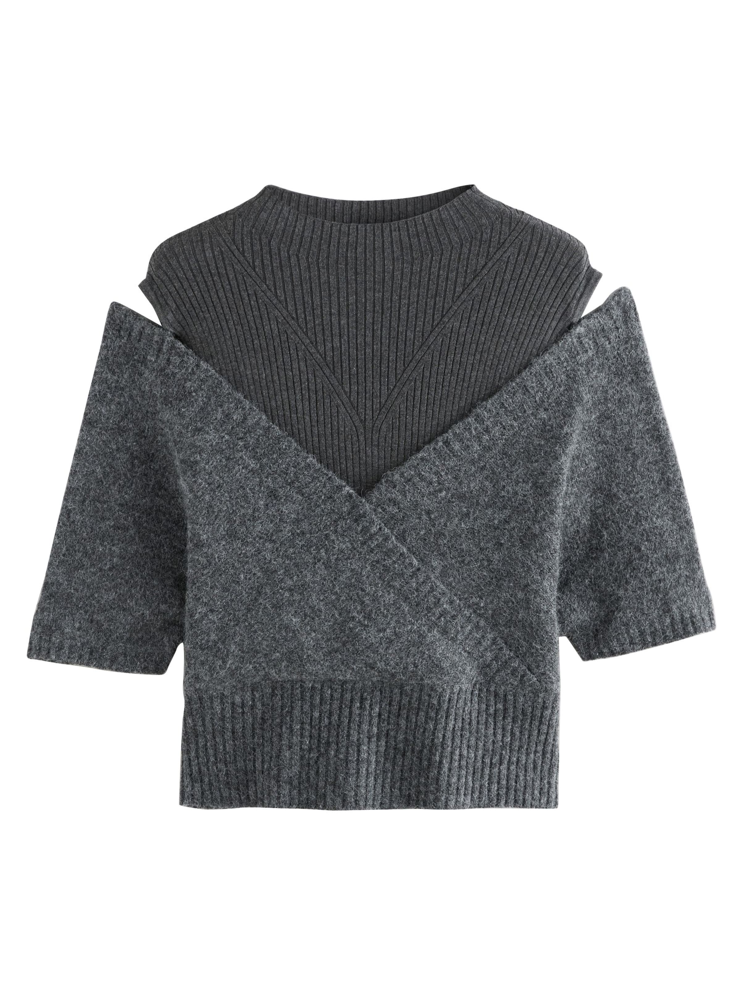 Next Pullover in Grau: Vorderseite