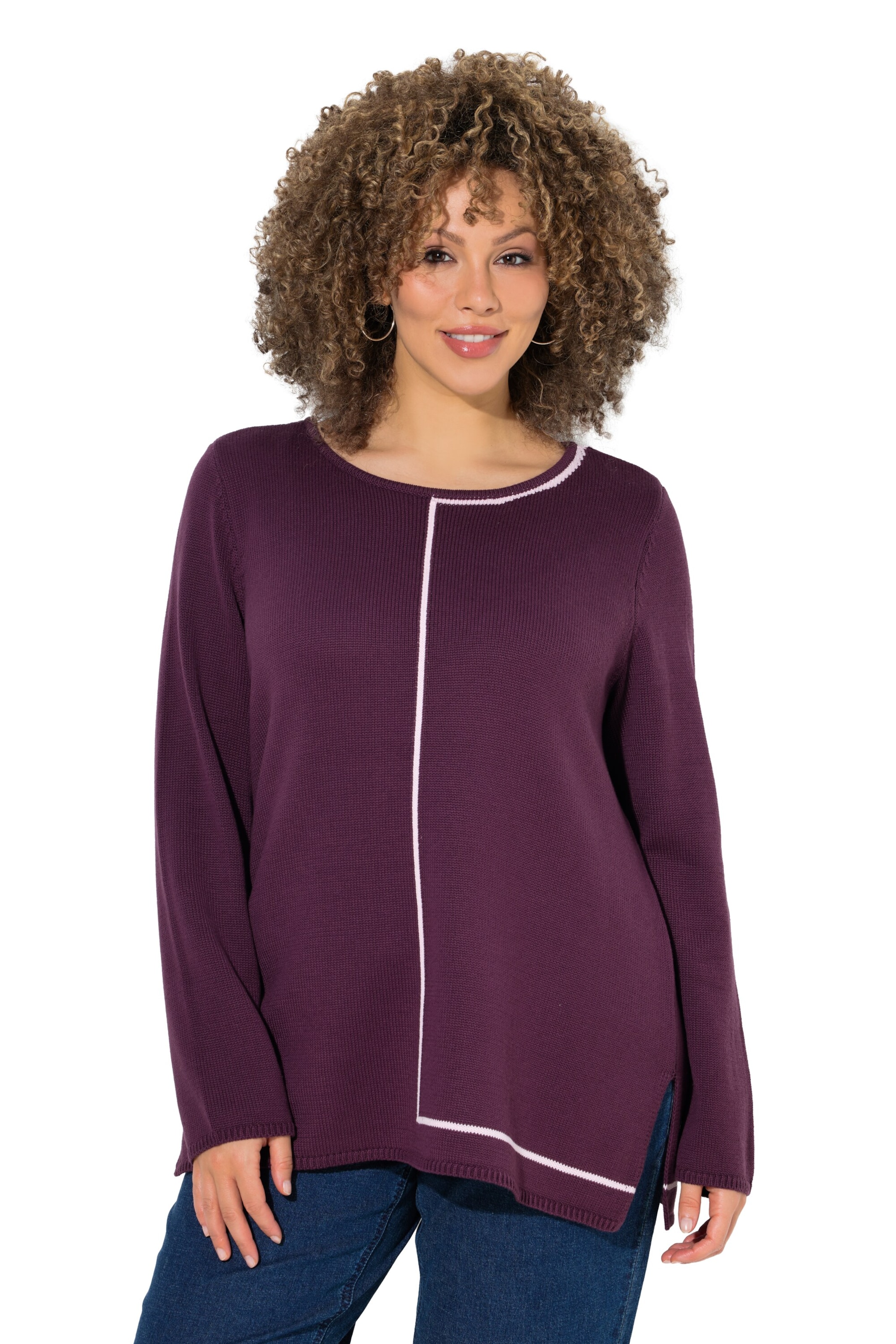 Ulla Popken Sweater in Red: front