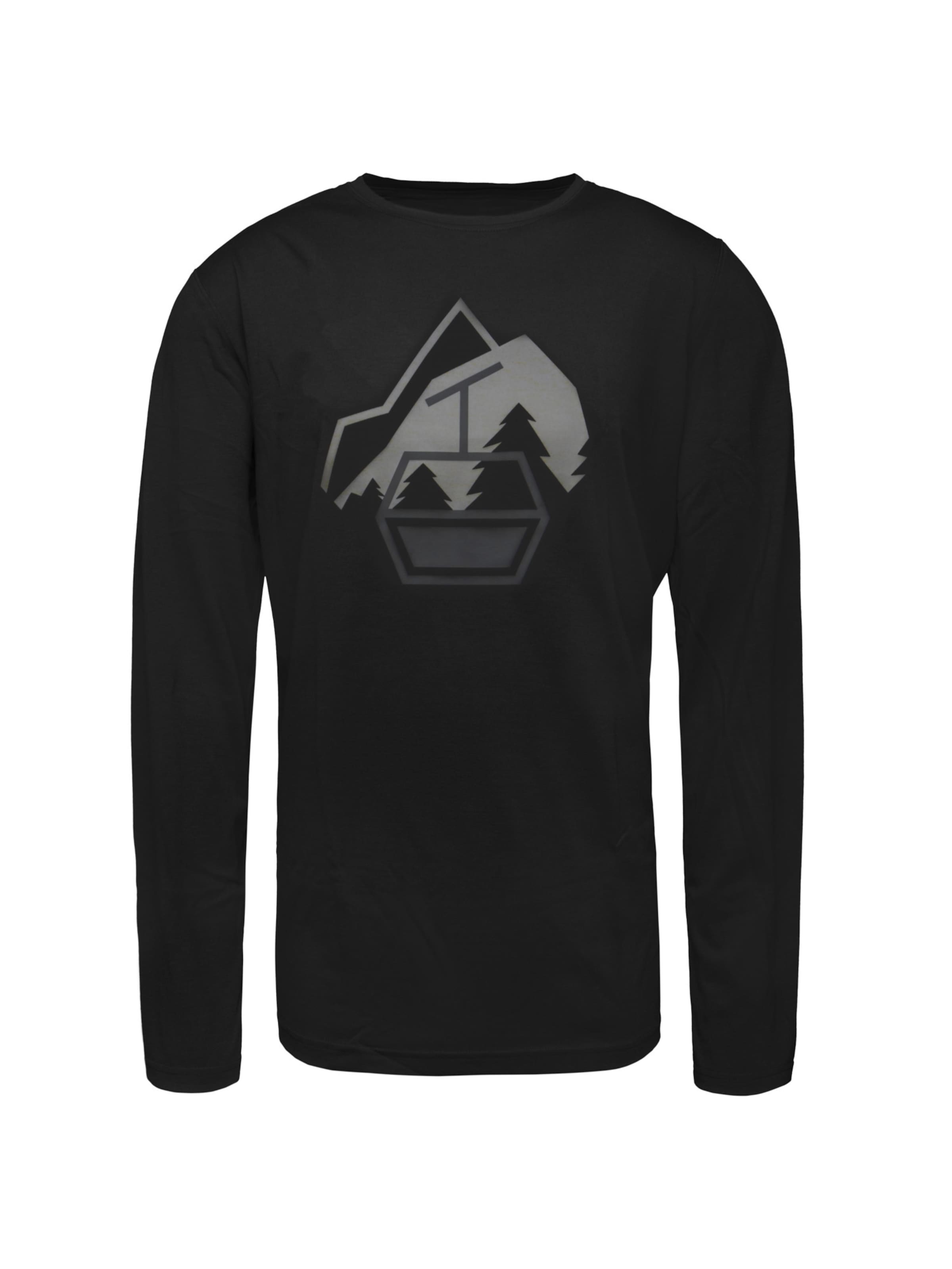 Schöffel Performance shirt 'Glogghus' in Black: front