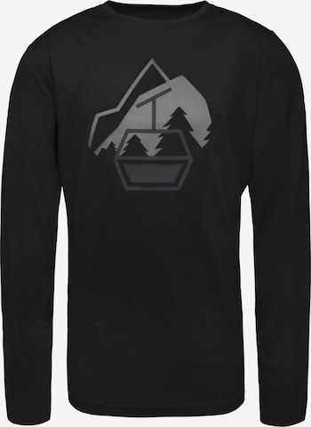 T-Shirt fonctionnel 'Glogghus' Schöffel en noir : devant