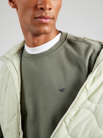 MUSTANG Sweatshirt 'Clio' in Grün