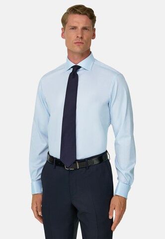Boggi Milano Shirt in Blauw: voorkant