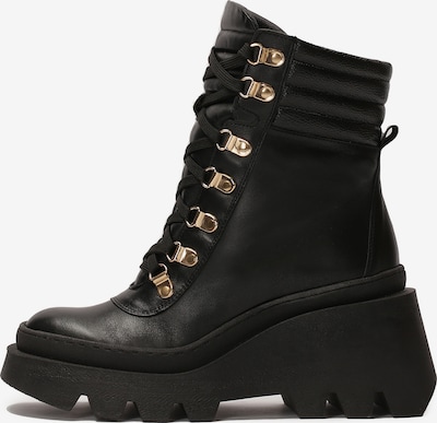 Kazar Bottines à lacets en noir, Vue avec produit