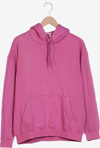 WEEKDAY Sweatshirt & Zip-Up Hoodie in XS in Pink: front