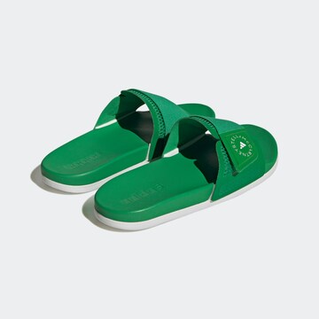 ADIDAS BY STELLA MCCARTNEY Beach & Pool Shoes 'Adilette' in Green