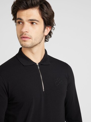 Karl Lagerfeld Poloshirt in Schwarz