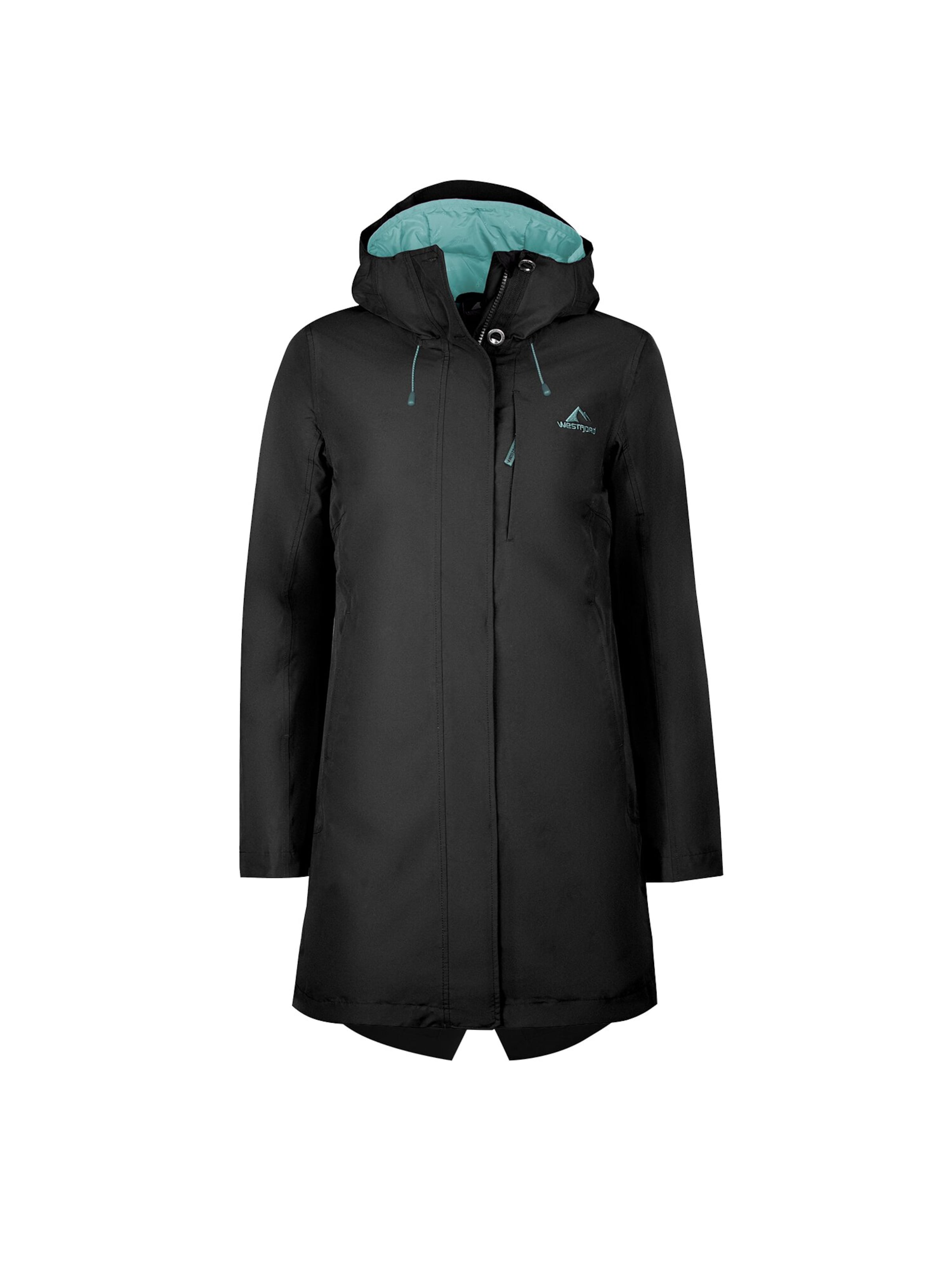 WESTFJORD Outdoor Jacket in Black: front