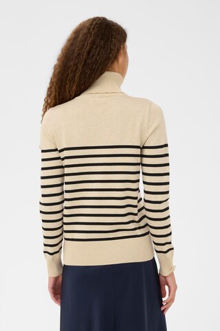 SAINT TROPEZ - Jersey 'Mila' en beige