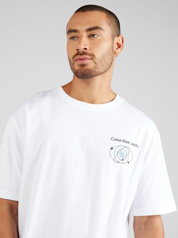 T-Shirt 'FUTURE' Calvin Klein Jeans en blanc