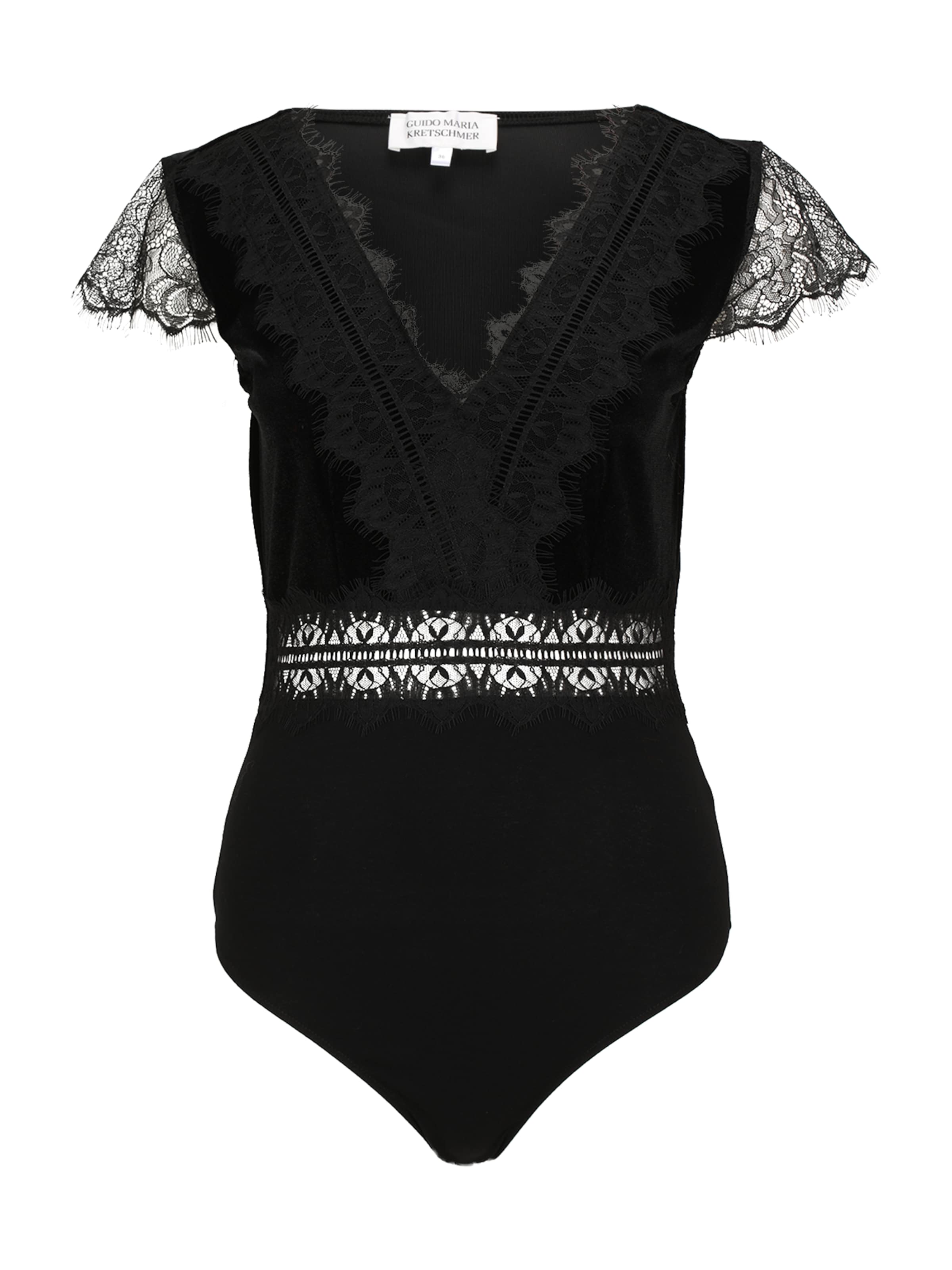 Guido Maria Kretschmer Women Bodisärk 'Felicitas', värv must: eest vaates