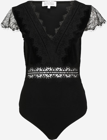 Guido Maria Kretschmer WomenBodi majica 'Felicitas' - crna boja: prednji dio