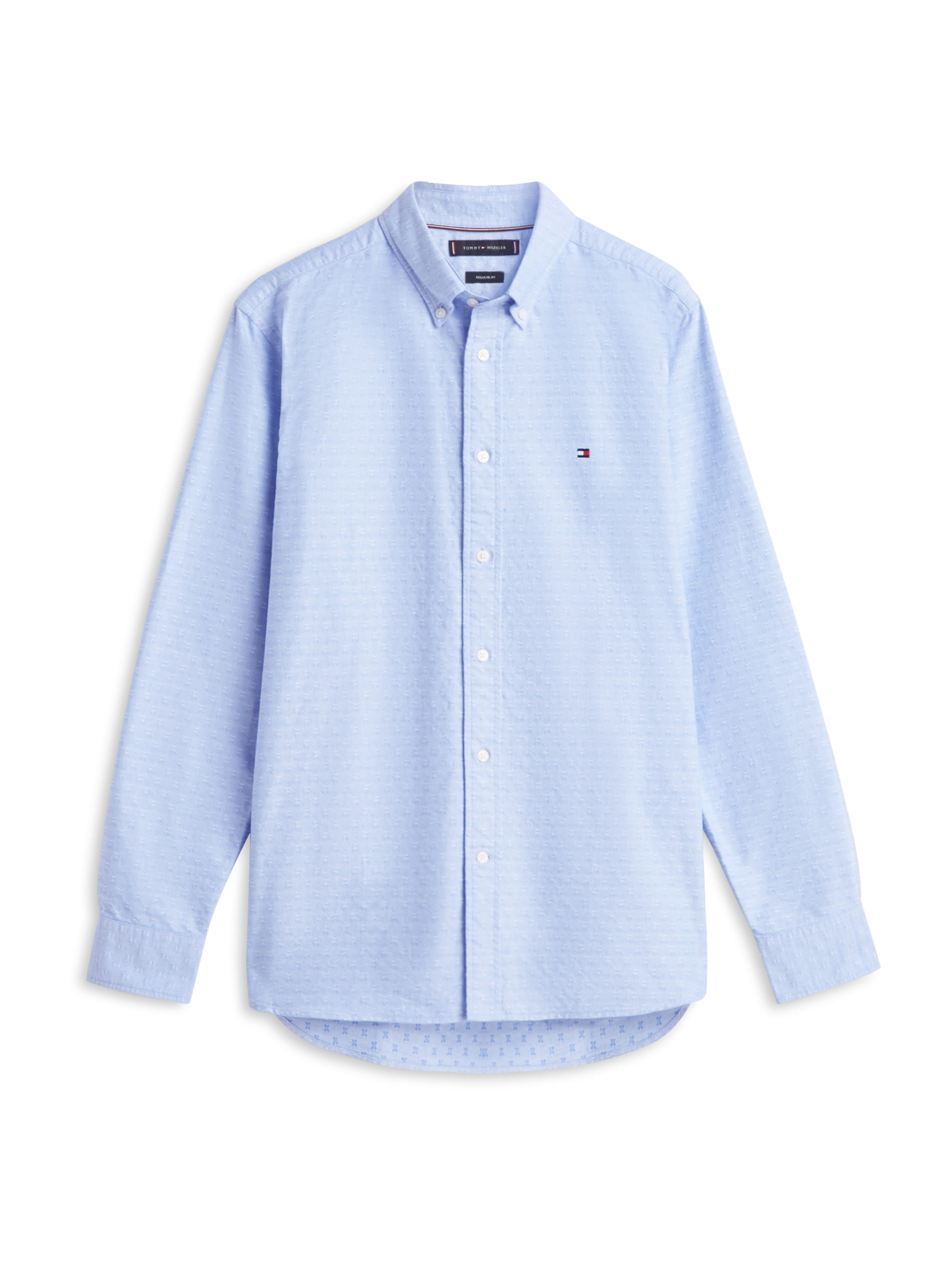 TOMMY HILFIGER Regular Fit Skjorte i blå: forside