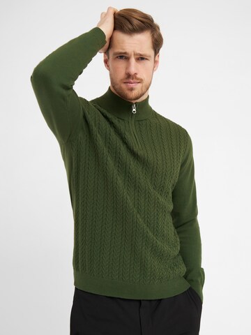 CLIPPER Sweater 'Tokyo' in Green: front