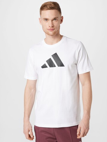 ADIDAS PERFORMANCE Performance Shirt 'Future Icons' in White: front