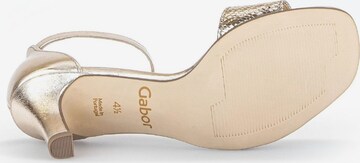 GABOR Strap Sandals in Gold