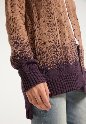 IZIA Knit Cardigan in Brown