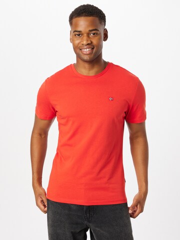 NAPAPIJRI Regular fit Shirt 'Salis' in Red: front