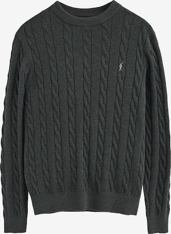 Polo Club Pullover in Grau: Vorderseite