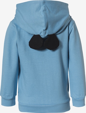 Disney Mickey Mouse & friends Zip-Up Hoodie 'Mickey Mouse' in Blue