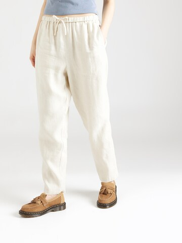 Loosefit Pantalon TOMMY HILFIGER en beige : devant