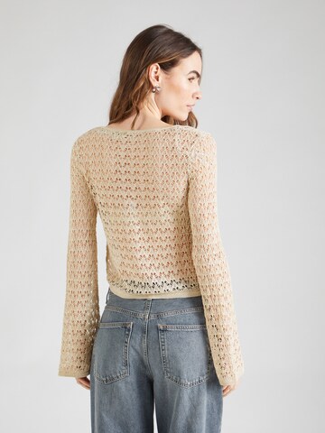 GUESS Knit Cardigan 'CLARISSA' in Beige