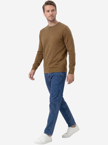s.Oliver Pullover 'Basic'‌‌‌‌‌‌‌‌‌ in Braun