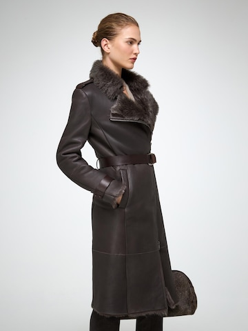 V S P Vinterfrakke 'Lyza' i brun