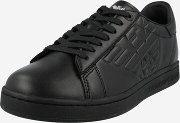 Sneaker bassa di EA7 Emporio Armani in nero: frontale