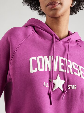 CONVERSE Свитшот в Лиловый