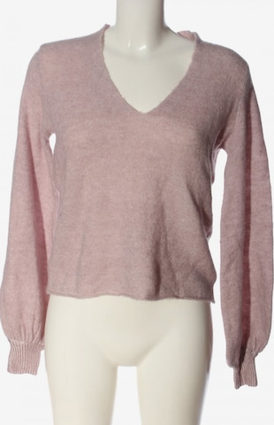 WE V-Ausschnitt-Pullover in XS in Pink: front