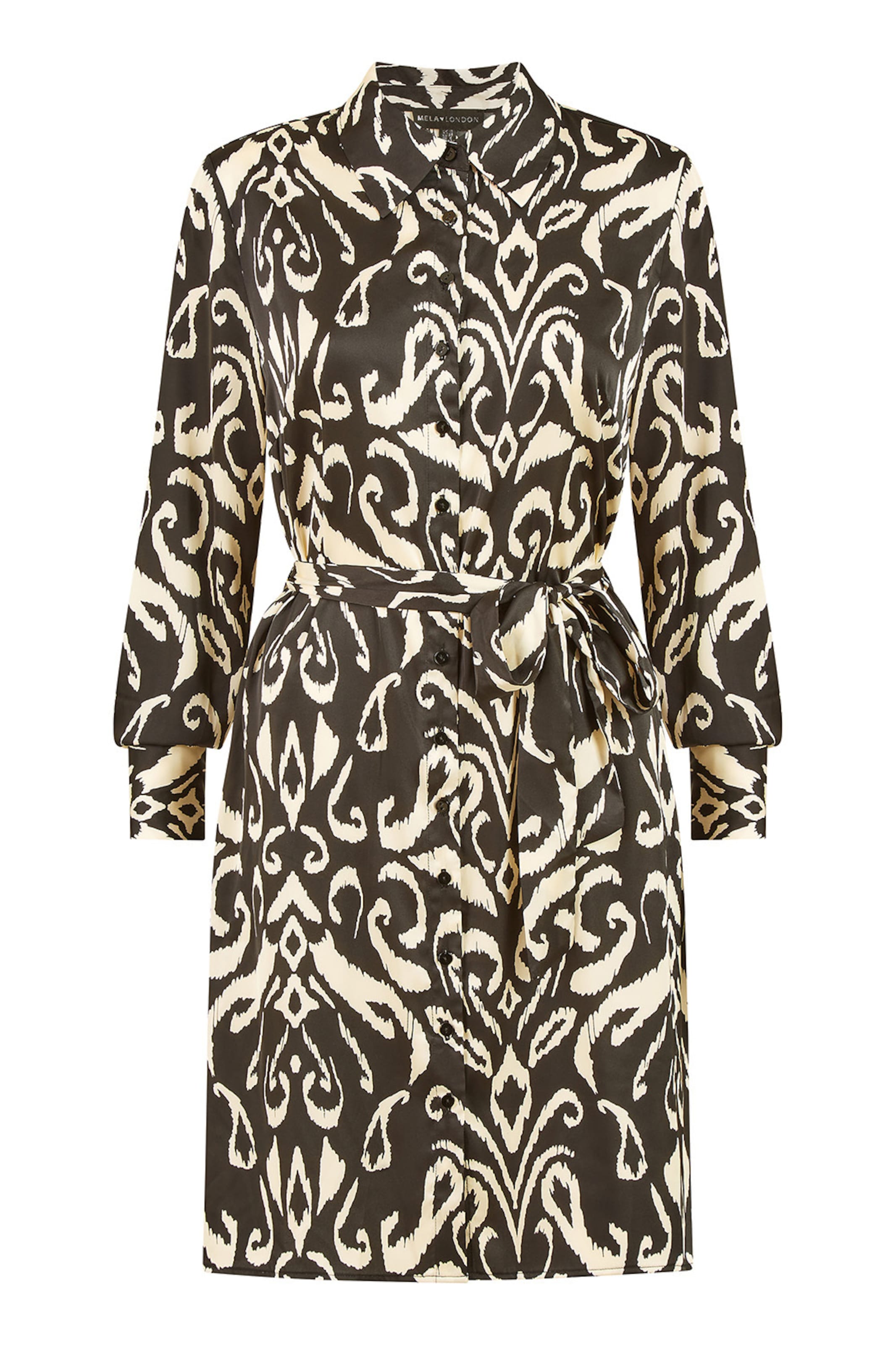 Mela London Μπλουζοφόρεμα σε μαύρο: μπροστά