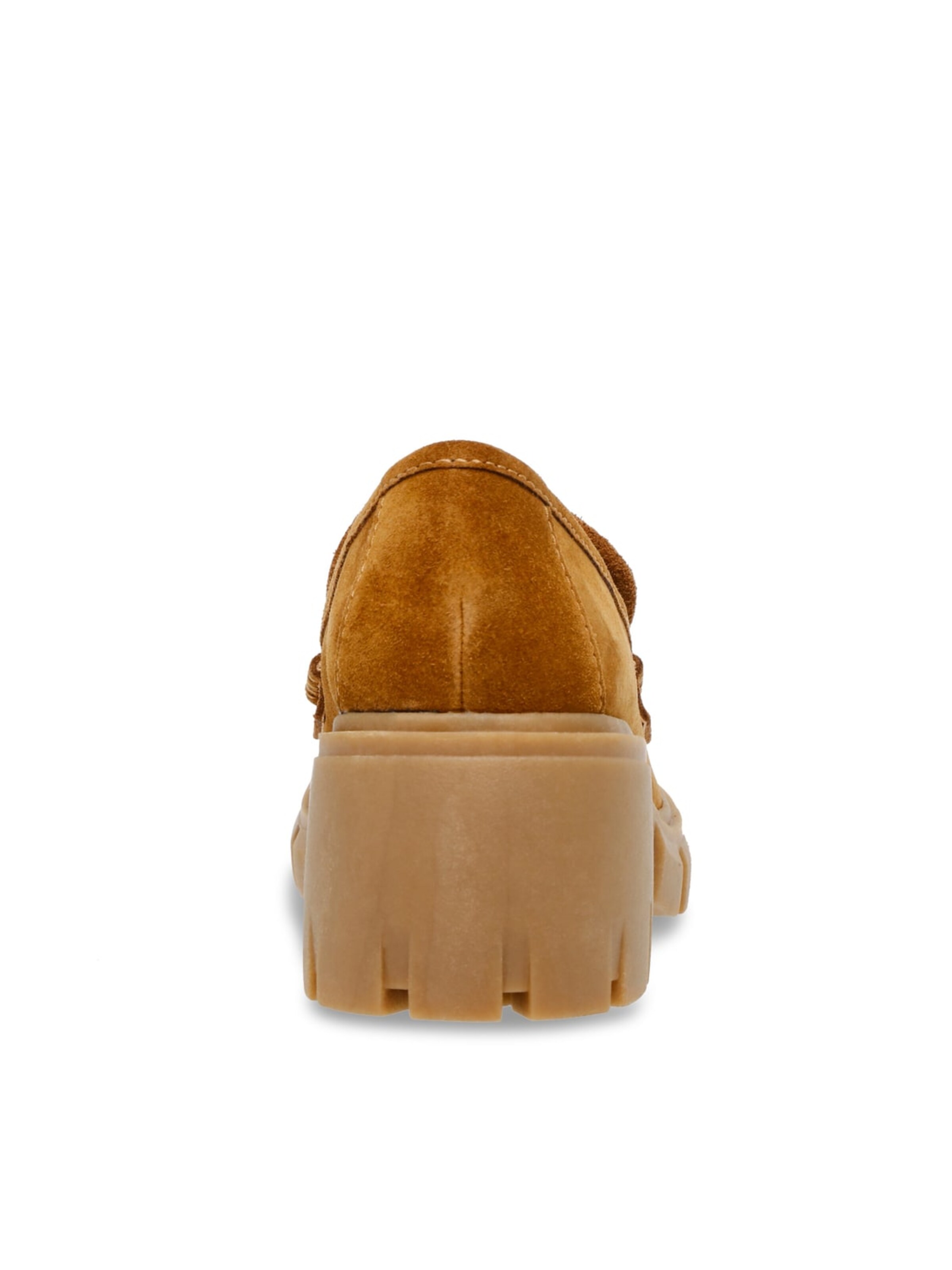 STEVE MADDEN Mokasyny 'Womens Humphrey Cognac Sue Loafer Shoes' w kolorze brązowy
