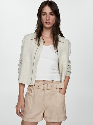 MANGO Regular Jeans 'Delia' in Beige