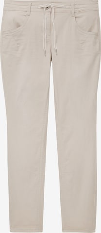 Pantalon TOM TAILOR en beige : devant