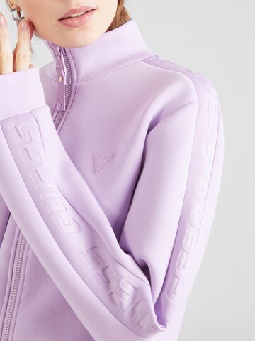 GUESS Sportsweatshirt 'New Allie' in Lila