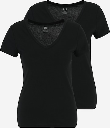 Gap Petite Shirt in Black: front