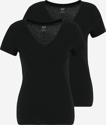 Gap Petite Shirt in Zwart: voorkant