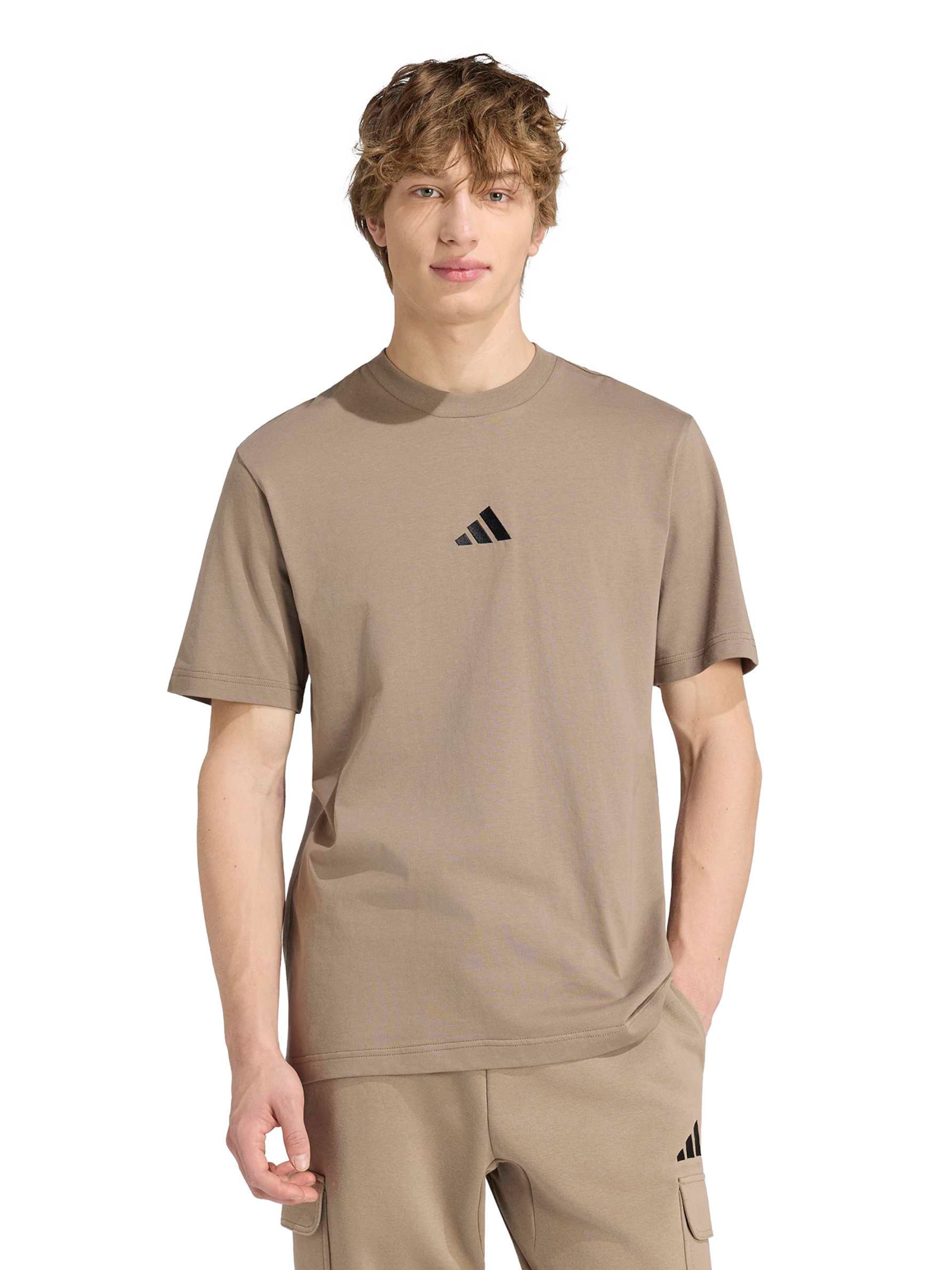 ADIDAS SPORTSWEAR Funkcionalna majica 'Essentials' | bež barva: sprednja stran