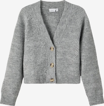 NAME IT Cardigan i grå: forside