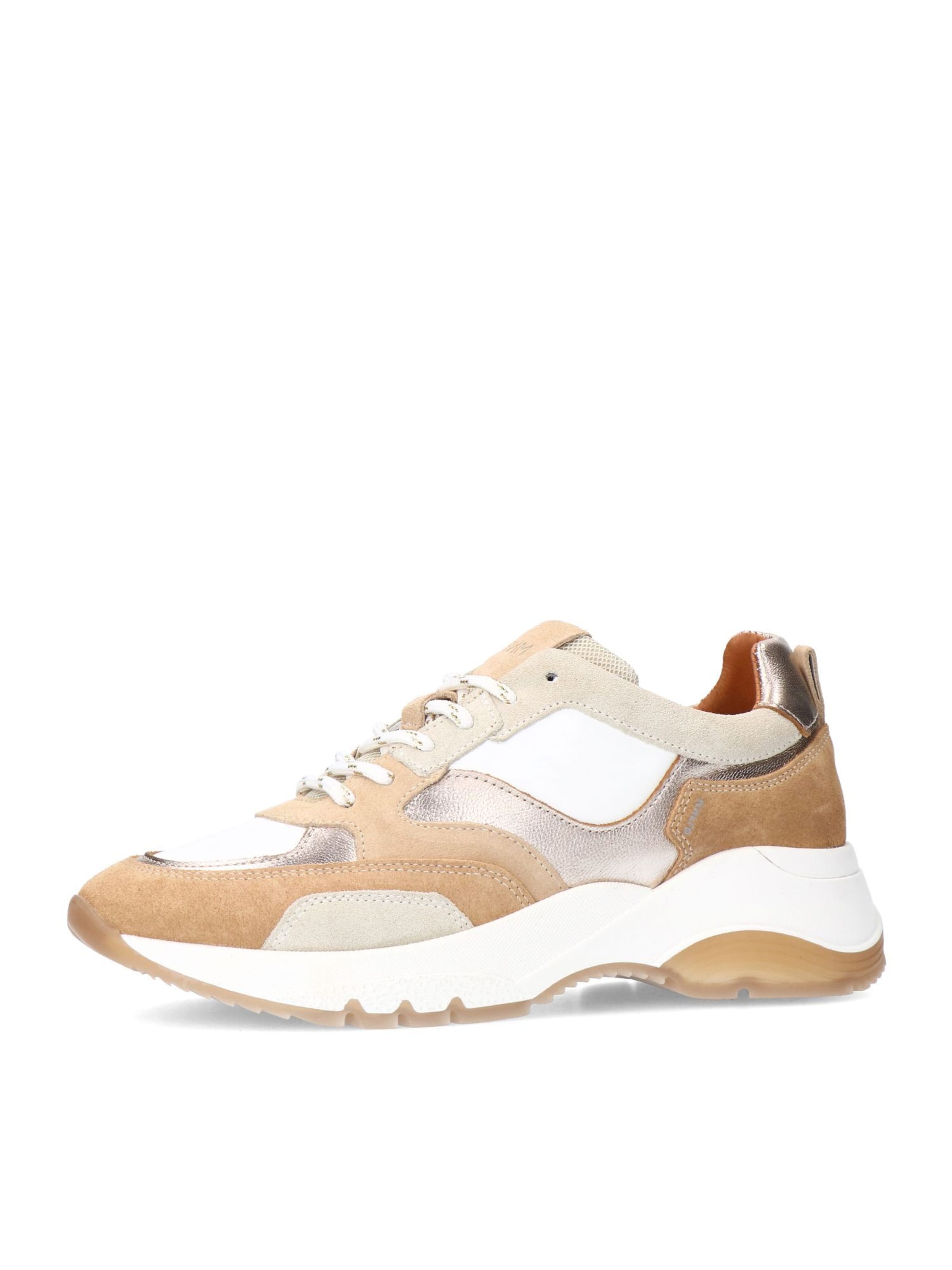 MANFIELD Sneaker in Beige: Vorderseite
