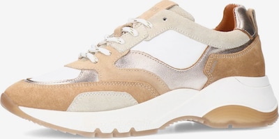 MANFIELD Sneaker in beige / kitt / silber / weiß, Produktansicht