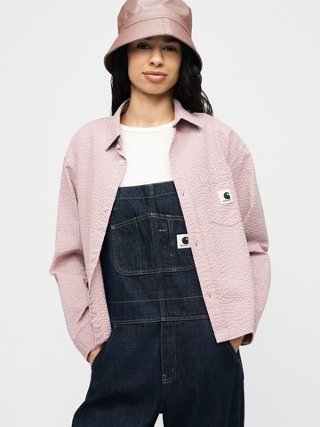 Carhartt WIP Loosefit Latzjeans in Blau