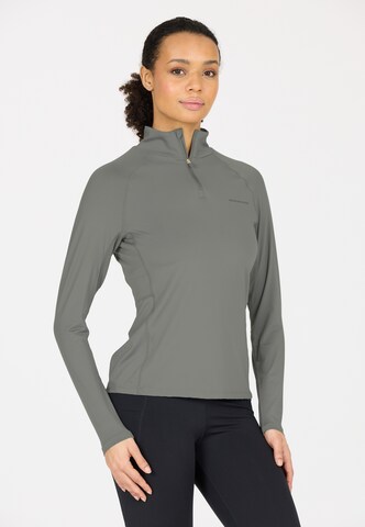 ENDURANCE Midlayer 'Chrissie' in Grau: Vorderseite