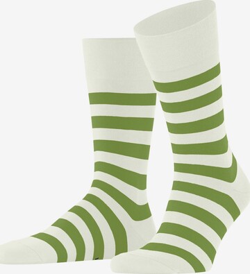 FALKE Socken 'Sensitive Mappd Line' in Weiß: Vorderseite