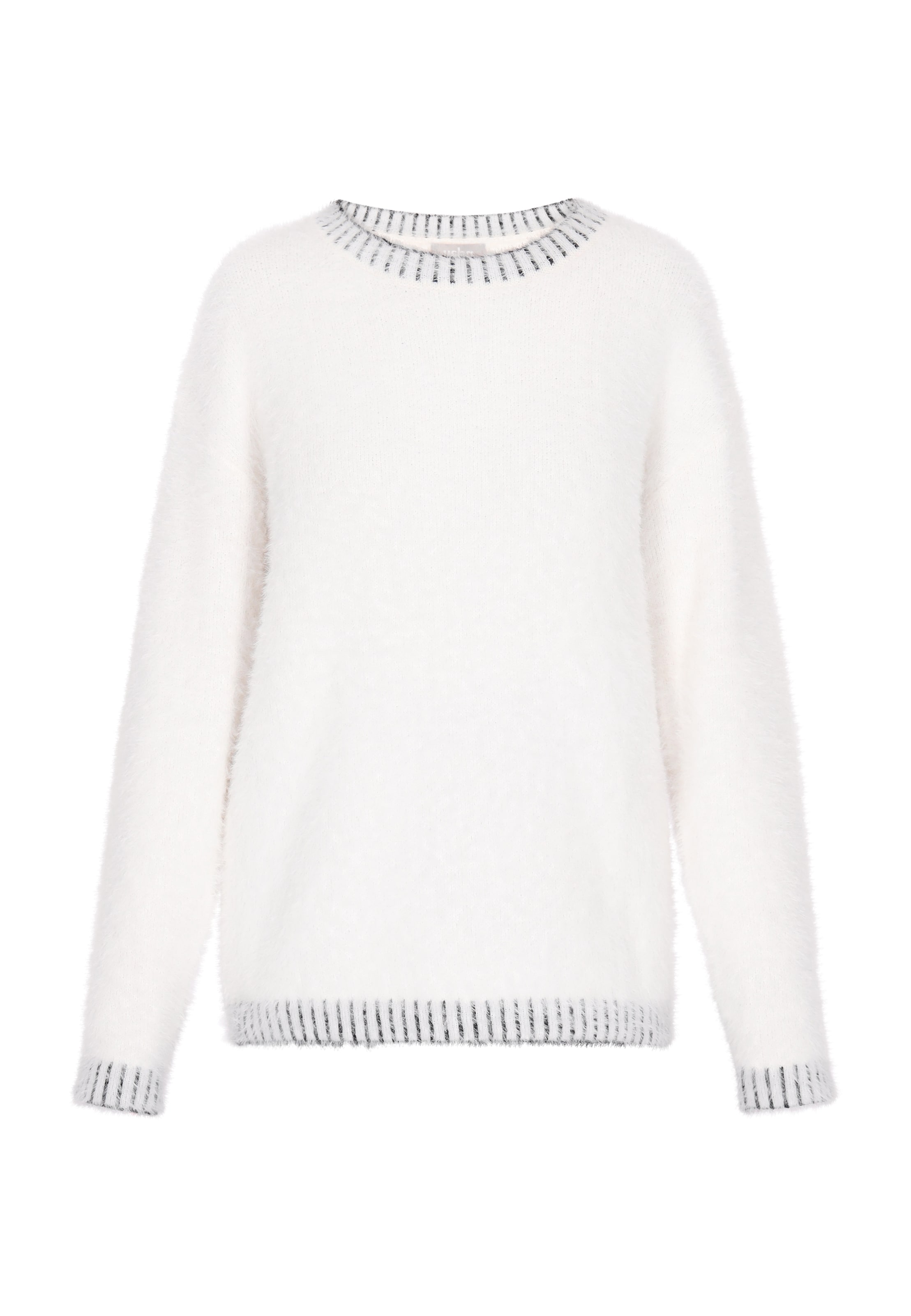 Usha Sveter - Biela: predná strana