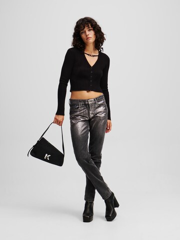 KARL LAGERFELD JEANS Вязаная кофта в Черный
