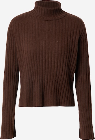 Pure Cashmere NYC Sweater in Brown: front